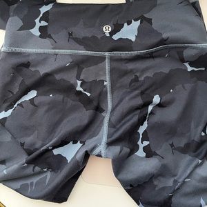 Lululemon Pant with camo leaves